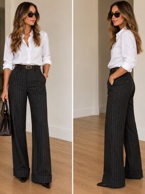 Ralph Lauren Polo Jeans Co Linen Pants 8 Nwot